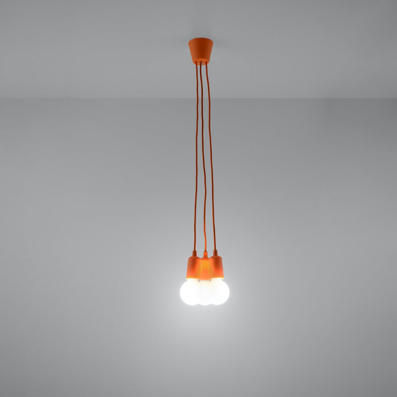 Sollux Lighting Diego 3L pendant lamp PVC E27