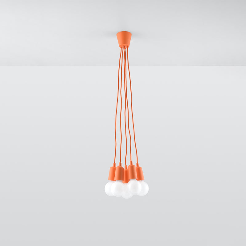 Sollux Lighting Diego 5L suspension PVC E27