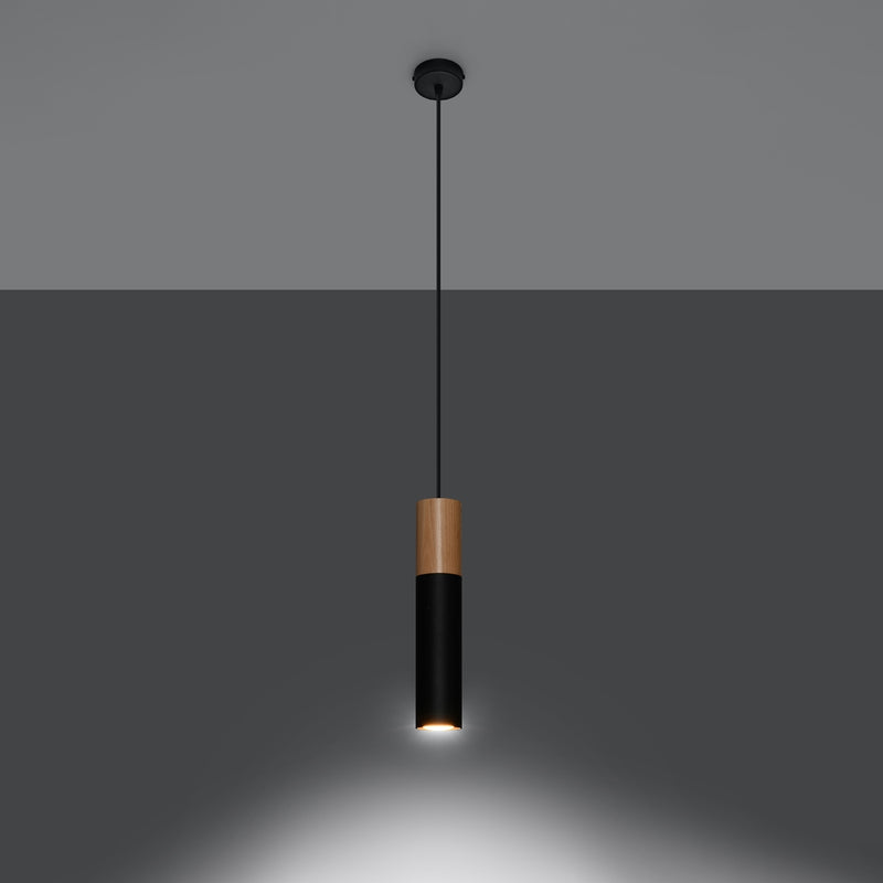 Sollux Lighting Pablo 1L ceiling pendant spotlight steel GU10