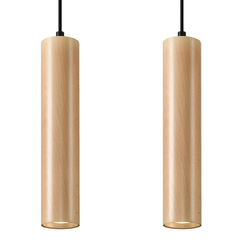 Sollux Lighting Lino 2L ceiling pendant spotlights wood GU10