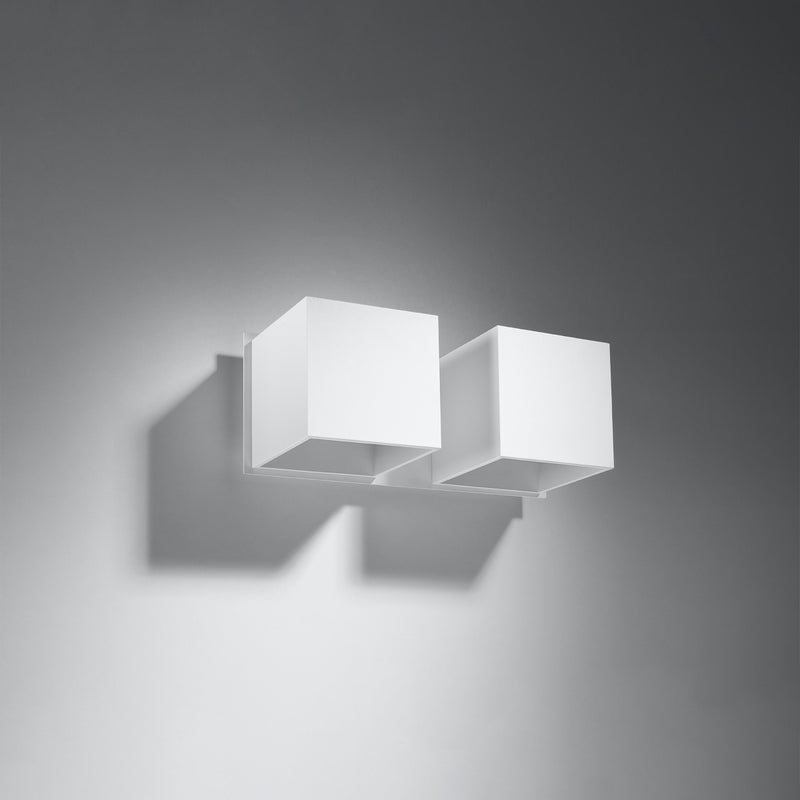 Sollux Lighting Quad 2L væglampe aluminium G9