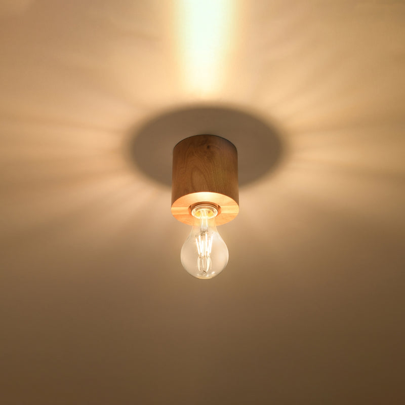 Sollux Lighting Salgado 1L ceiling lamp wood E27