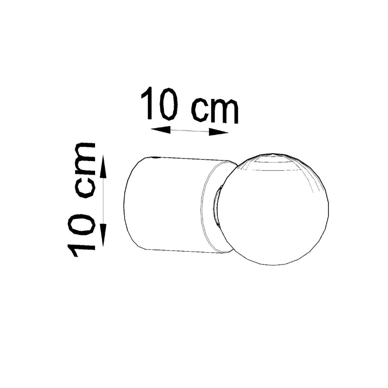 Sollux Lighting Salgado 1L lampada da parete in legno E27