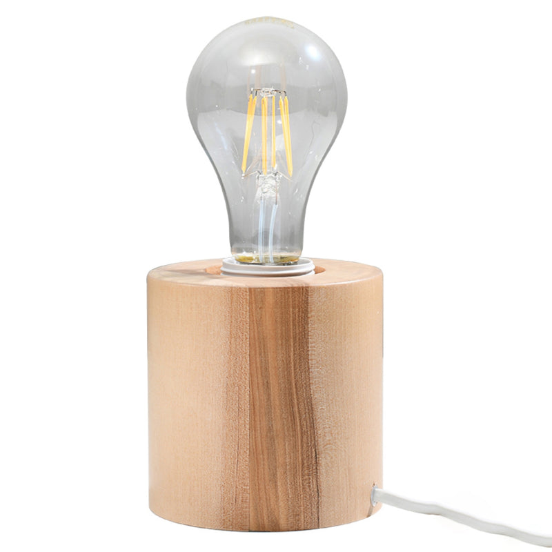 Sollux Lighting Salgado 1L table lamp wood E27