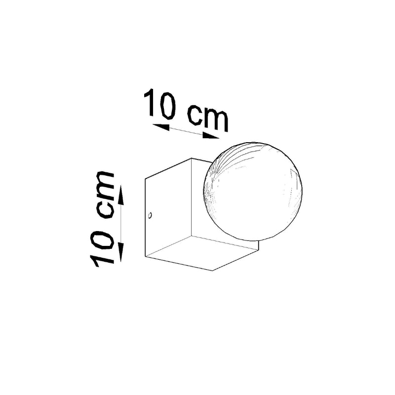 Sollux Lighting Ariz 1L seinävalaisin puinen E27