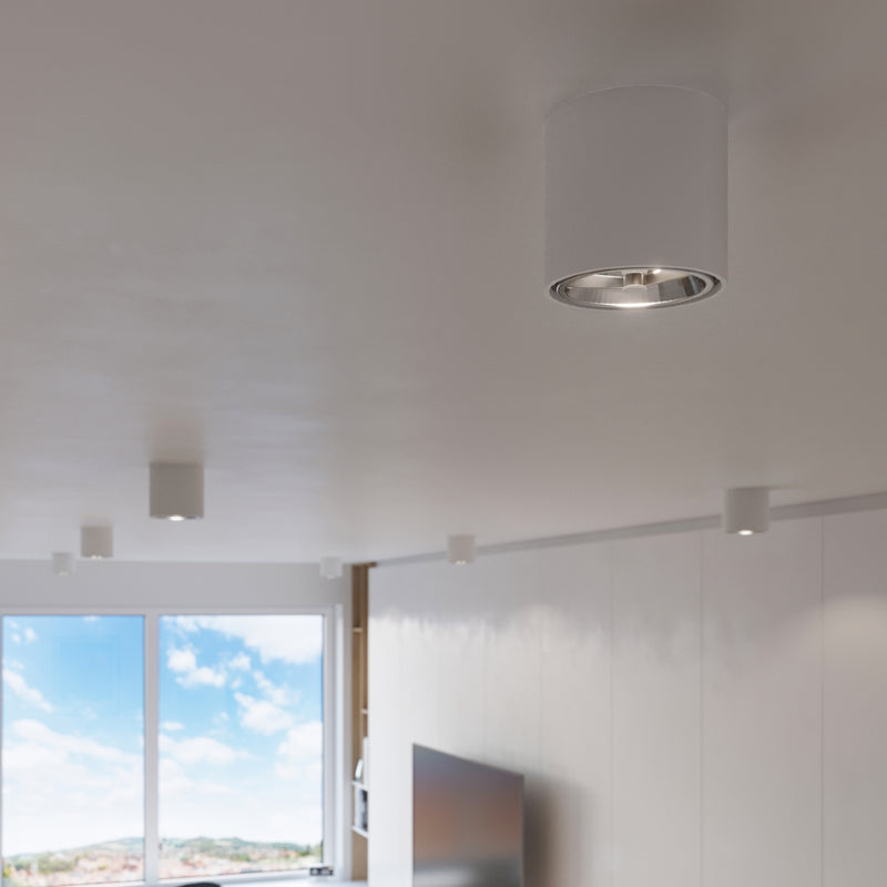 Sollux Lighting Tiube 1L faretto da soffitto in alluminio GU10/ES111