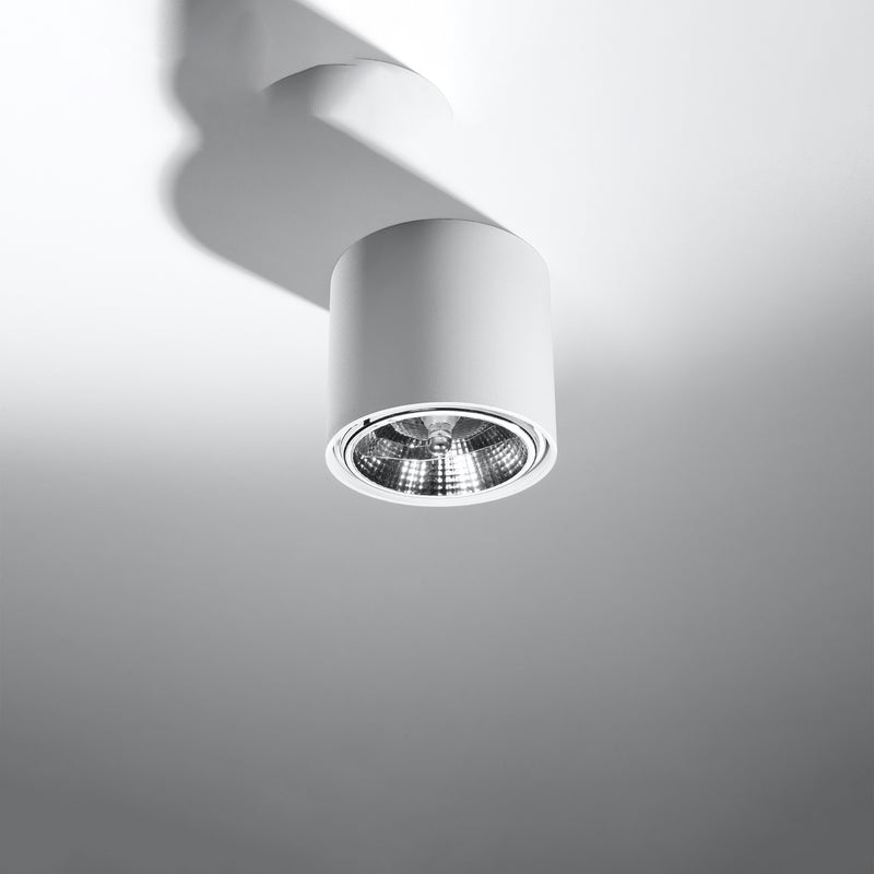 Sollux Lighting Tiube 1L spot de plafond aluminium GU10/ES111