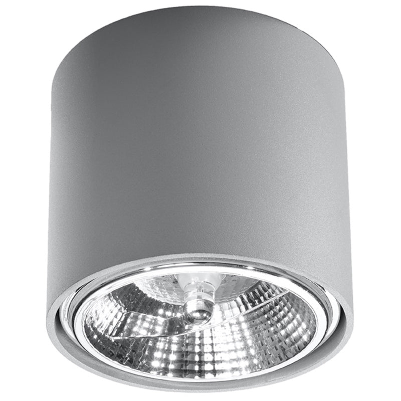 Sollux Lighting Tiube 1L ceiling spotlight aluminium GU10/ES111