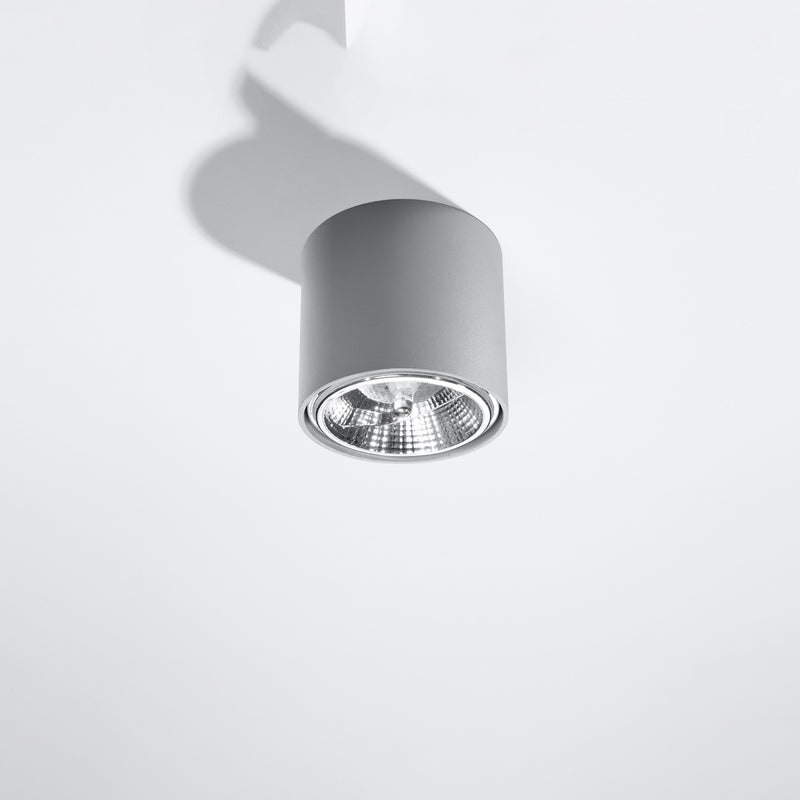 Sollux Lighting Tiube 1L plafondspot aluminium GU10/ES111