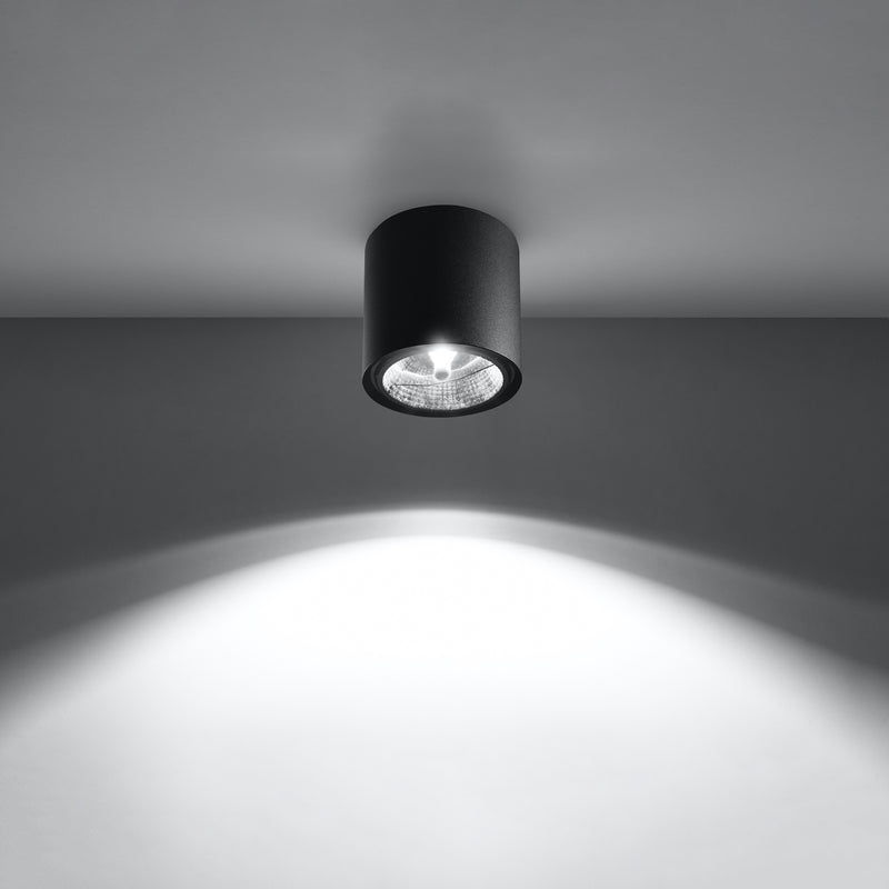 Sollux Lighting Tiube 1L faretto da soffitto in alluminio GU10/ES111