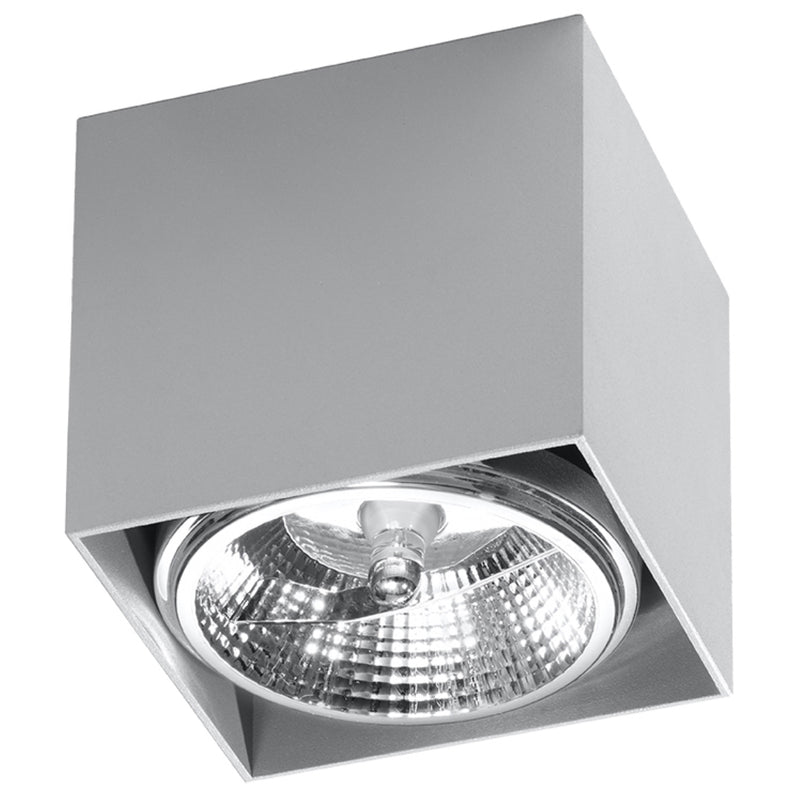 Sollux Lighting Blake 1L ceiling spotlight aluminium GU10/ES111