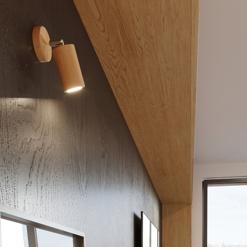 Sollux Lighting Faretti da soffitto Berg 2L legno GU10