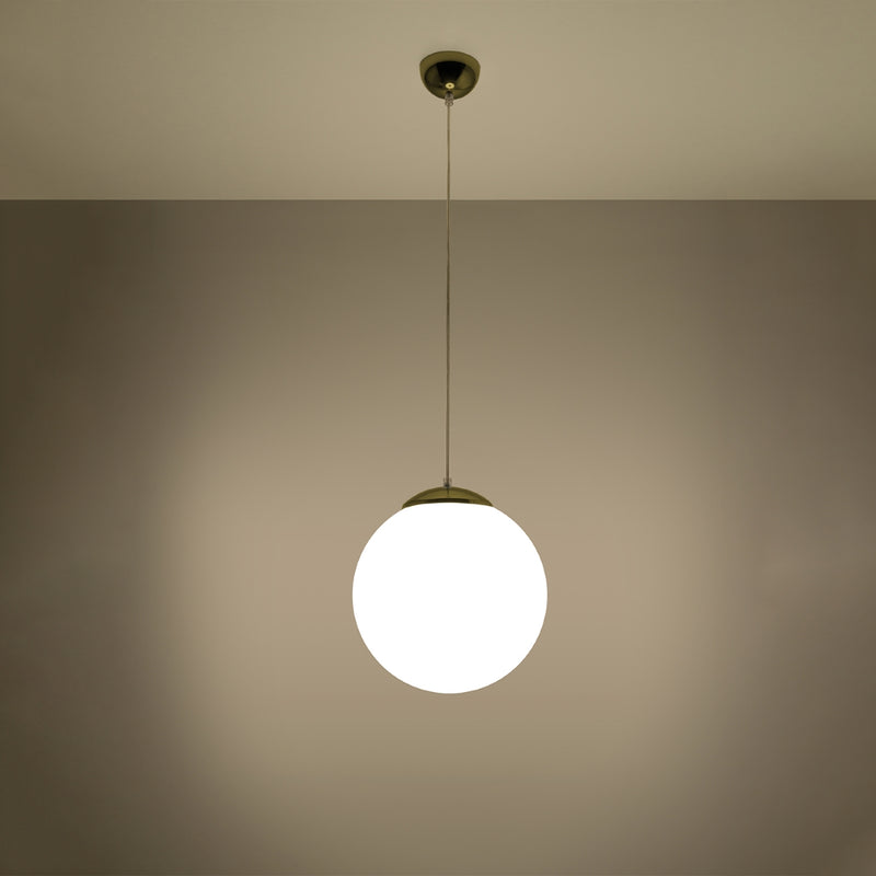 Sollux Lighting Lampada a sospensione Ugo 1L vetro E27, D 20-40cm