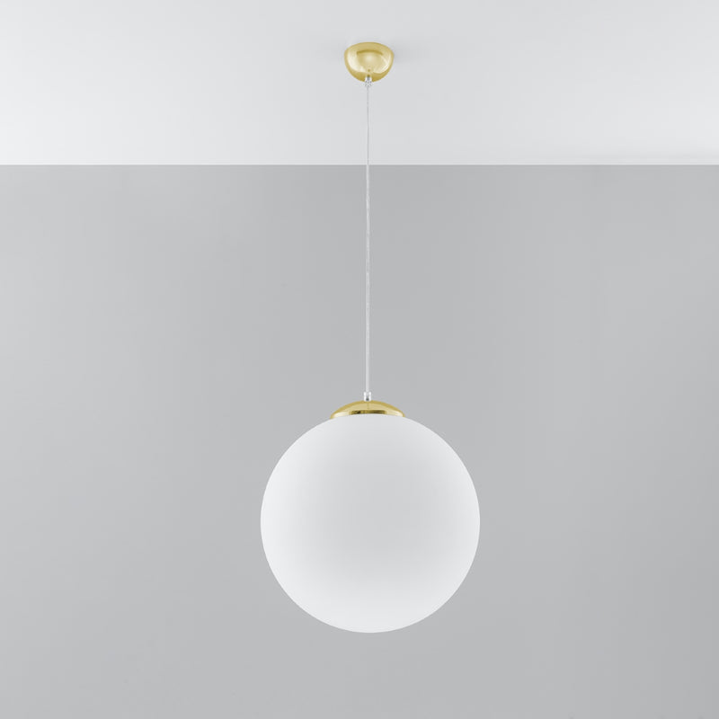 Sollux Lighting Ugo 1L pendant lamp glass E27, D 20-40cm