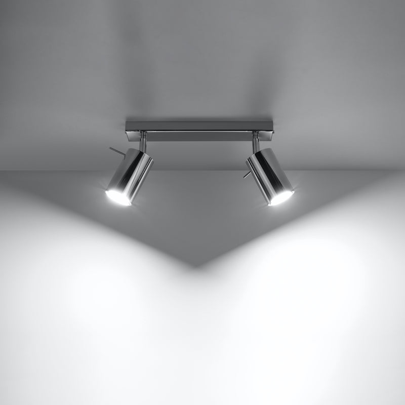 Sollux Lighting Ring 2L faretti da soffitto acciaio GU10