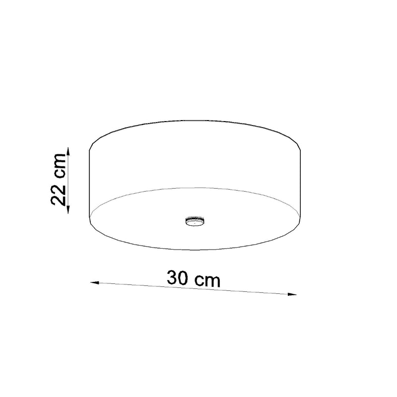 Sollux Lighting Skala 3L plafonnier encastrable tissu E27