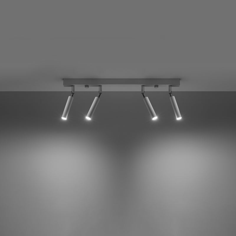 Sollux Lighting Eyetech 4L faretti da soffitto acciaio G9