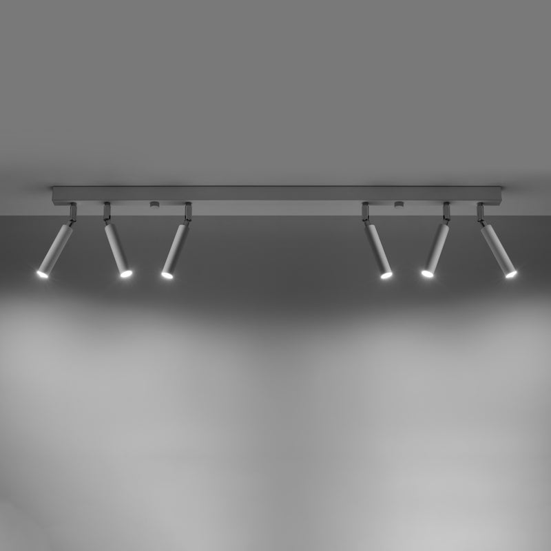 Sollux Lighting Eyetech 6L loftspots stål G9