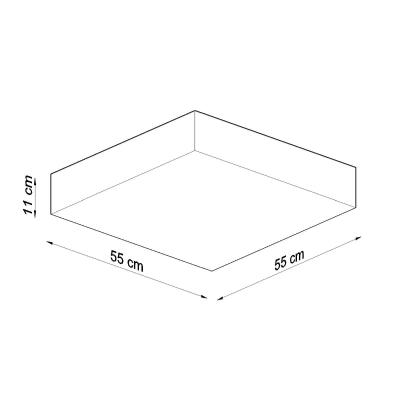 Sollux Lighting Horus 2L uppoasennettava kattovalaisin PVC E27, D 35-55cm