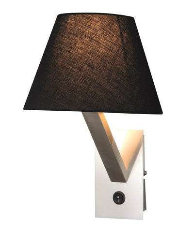 Maxlight Orlando 1L wall sconce lamp E27, H 30cm