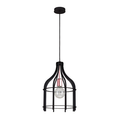 Riana Pendant 1xE27 60W Steel / Graphite