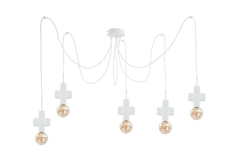 Keter Lighting Unica  5L pendant lamp E27 H 180.0cm