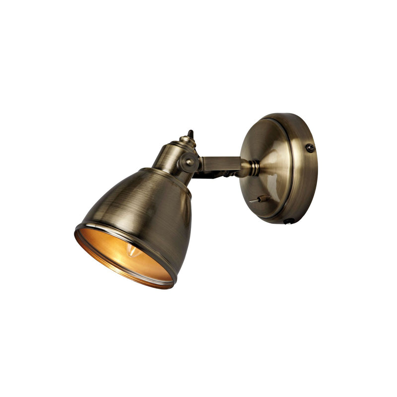 Markslöjd Edgar 1L Wandleuchte, schwarz