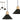 ROWEN pendant lamp 3L, black, E27