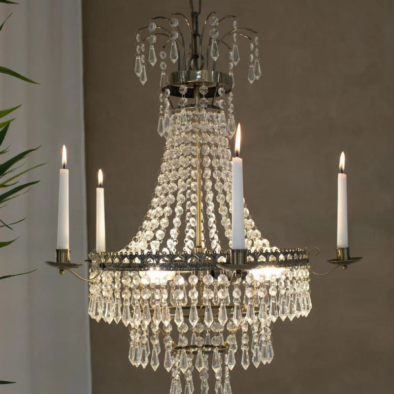 Markslöjd Marielund Crown 3L chandelier crystal