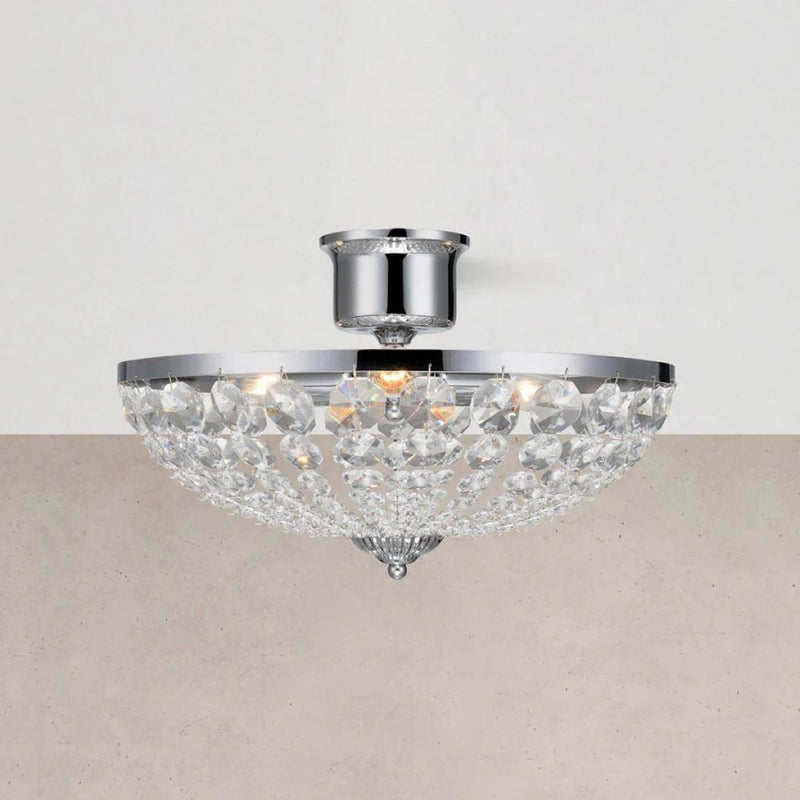 Markslojd Granso 3L ceiling lamp, crystal