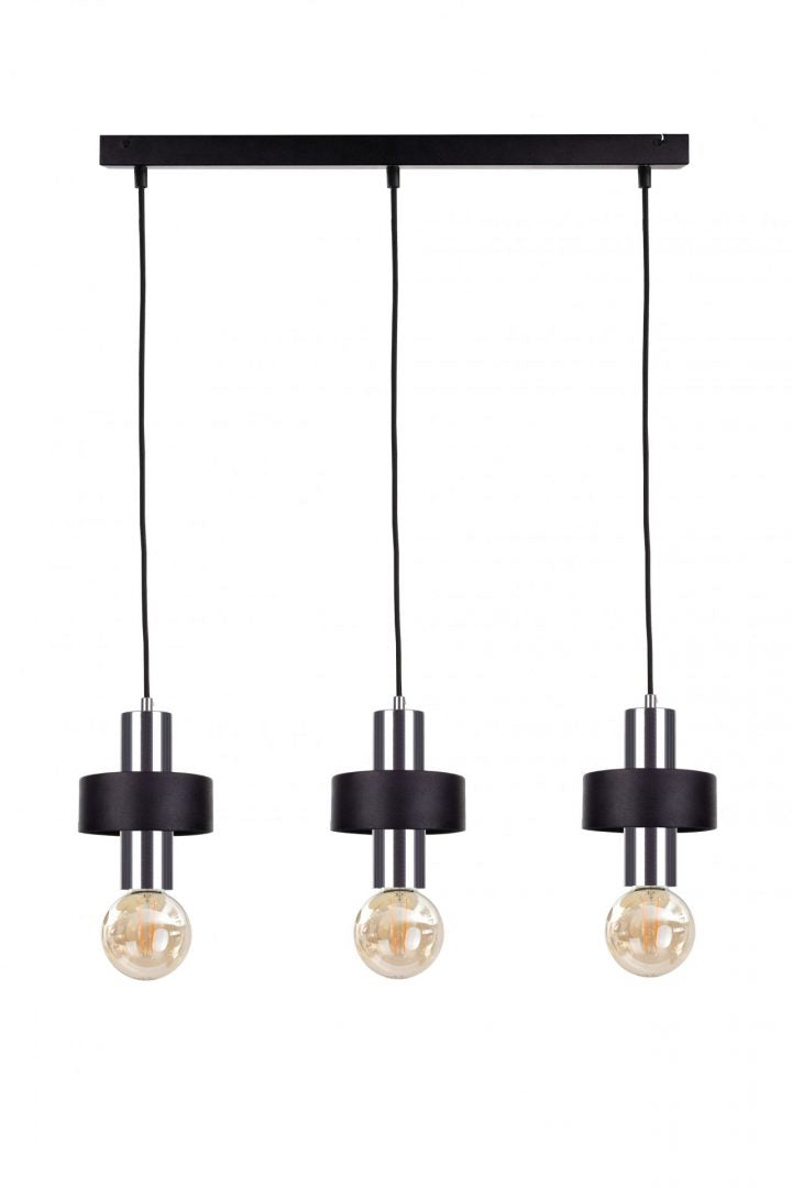 Keter Lighting Unica  3L linear suspension pendant lamp E27 H 120.0cm
