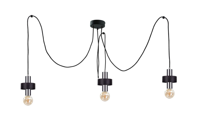 Keter Lighting Unica  3L pendant lamp E27 H 180.0cm