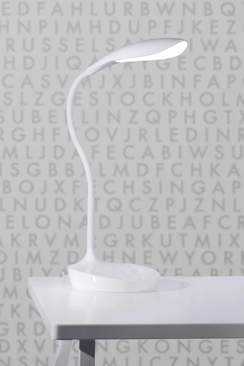 Markslöjd Swan 1L LED desk lamp, USB