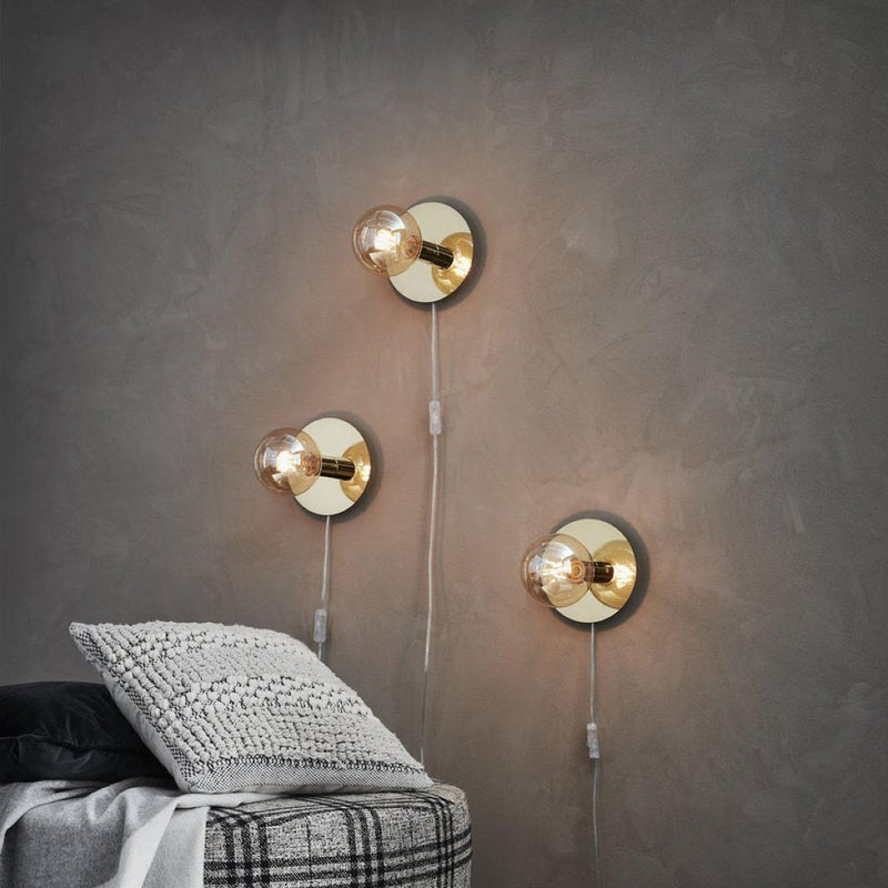 Markslojd Disc 1L wall sconce lamp brass