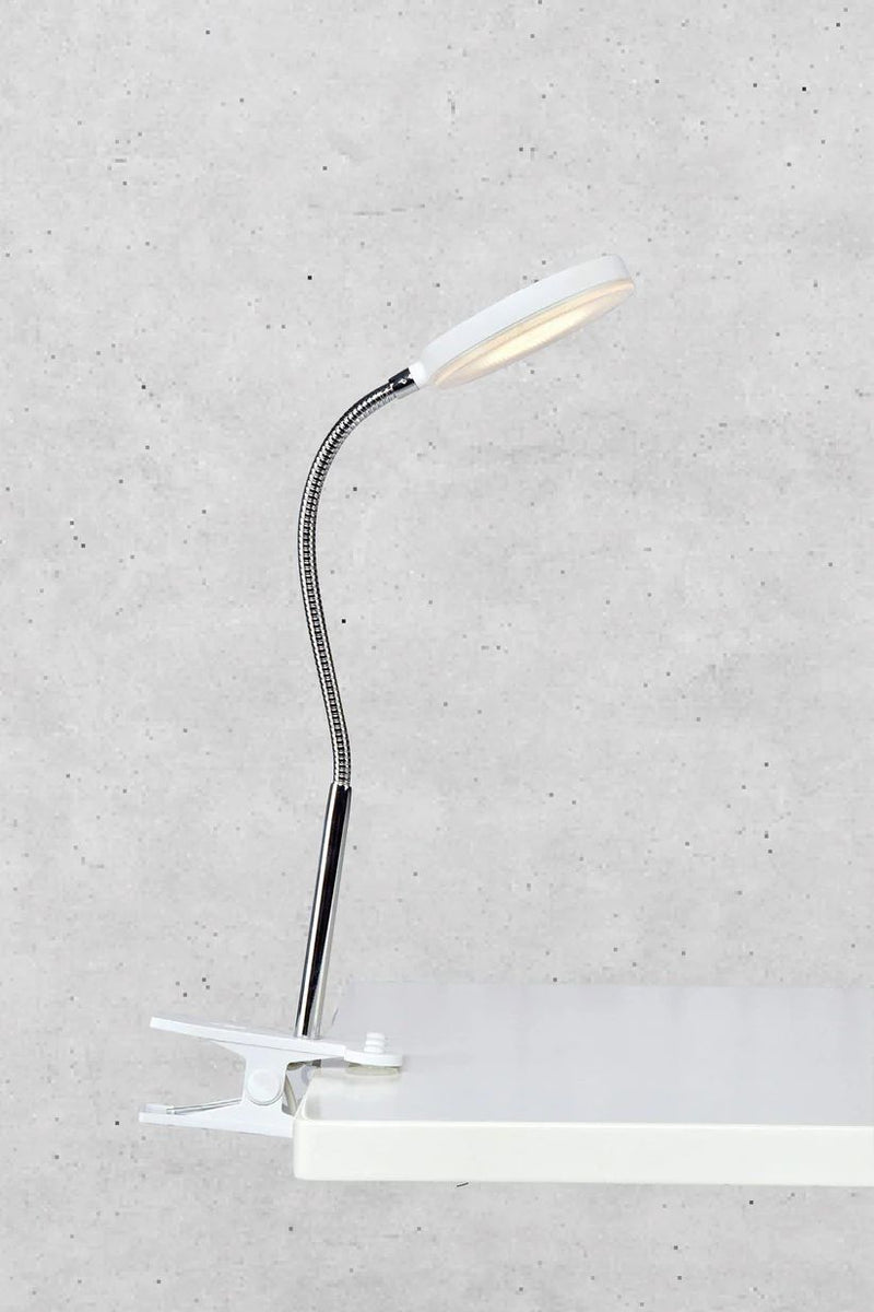 Markslöjd Flex 1L clip table lamp LED