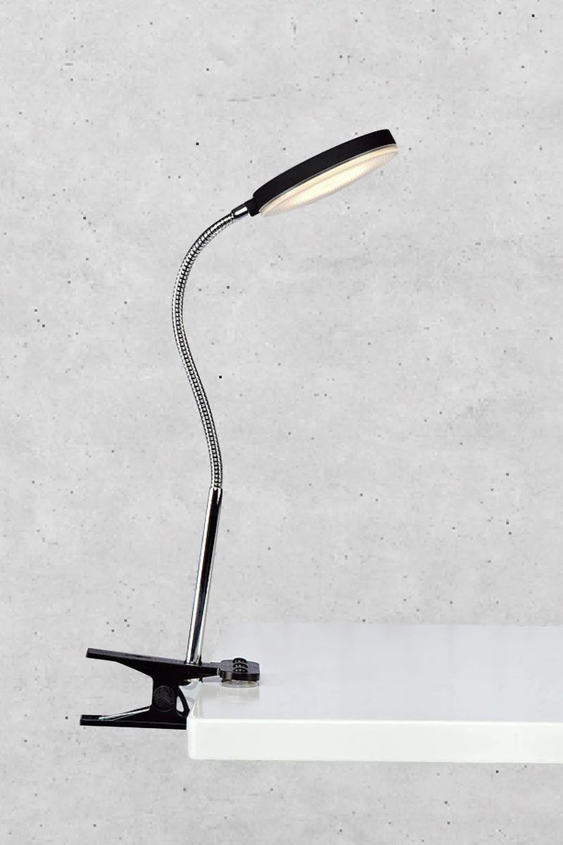 Markslöjd Flex 1L clip table lamp LED