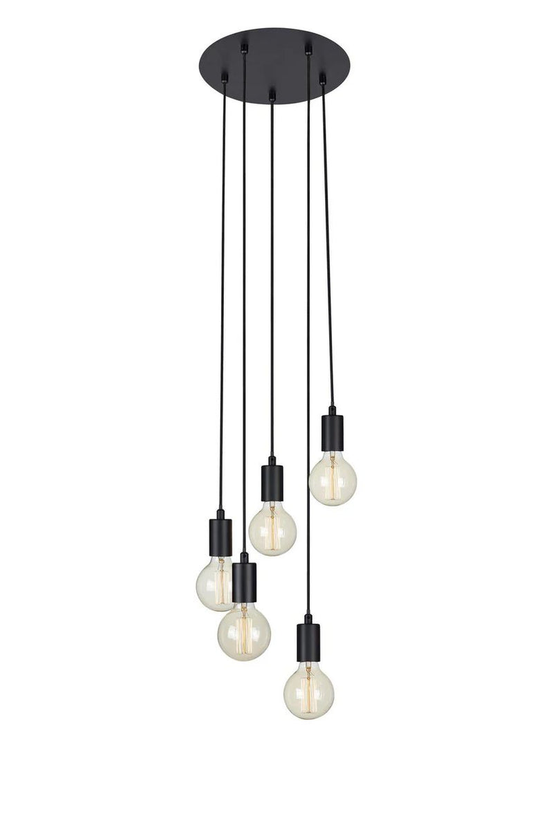 Markslöjd Sky 5L pendant lamp black