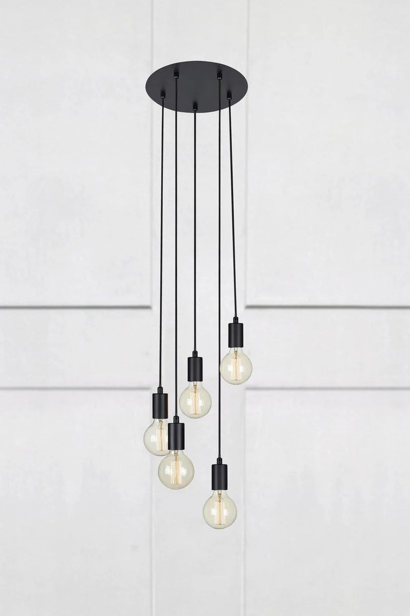 Markslöjd Sky 5L pendant lamp black