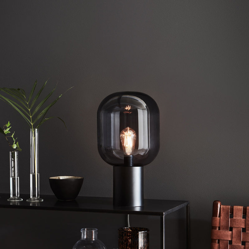 Lampada da tavolo Markslöjd Brooklyn 1L E27, H 44-56 cm