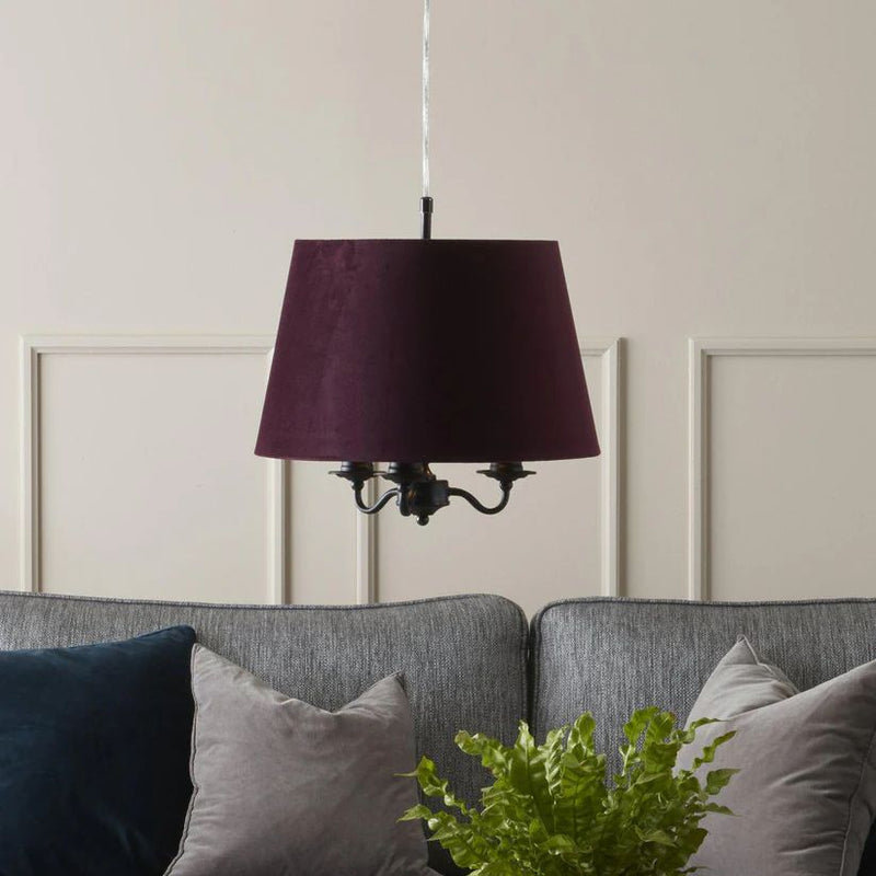 Markslöjd Jamie 3L pendant lamp purple E14