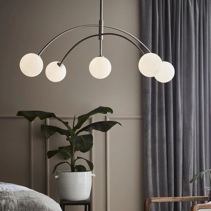 Lampadario Markslöjd Heaven 5L metallo G9