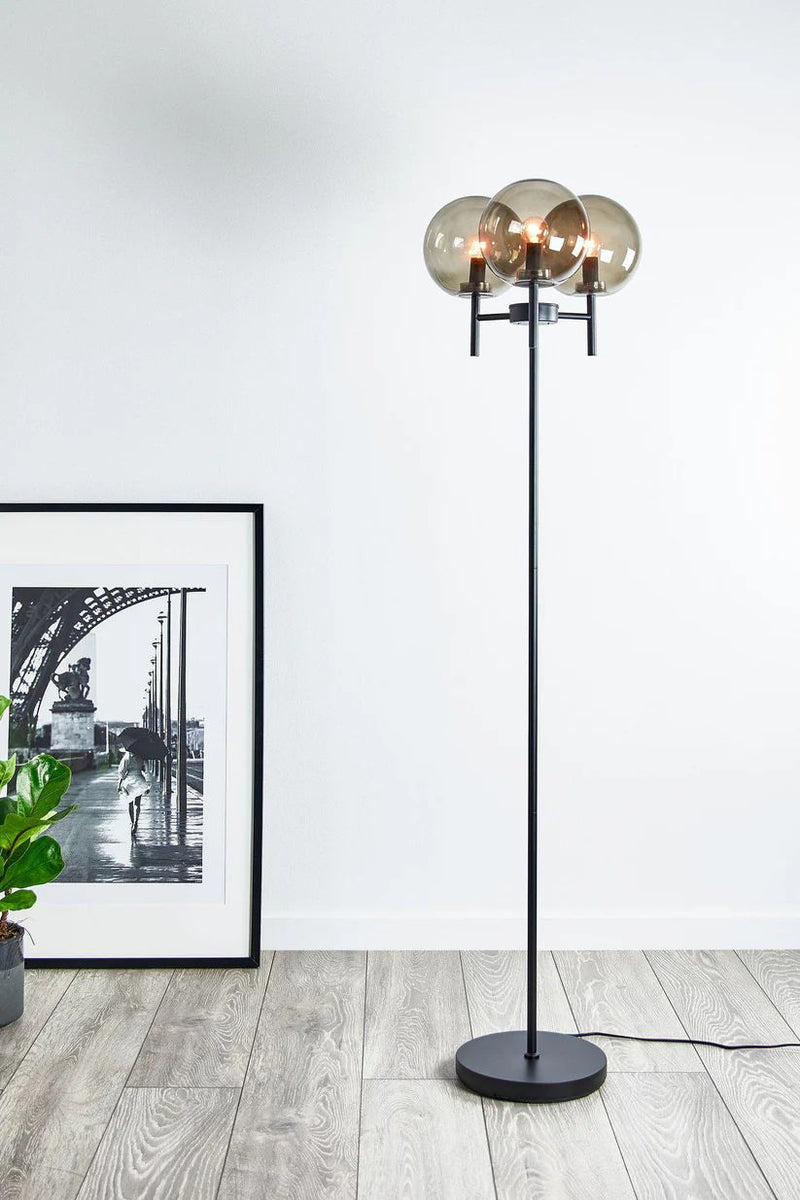 Markslojd Crown 3L floor lamp black