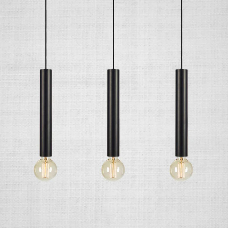 Markslojd Sencillo 3L linear suspension lamp metal