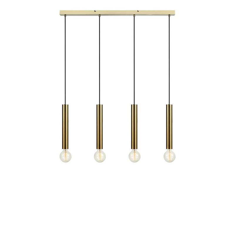 Markslojd Sencillo 4L linear suspension lamp metal