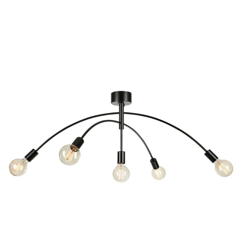 Markslöjd Crux 5L plafondlamp zwart