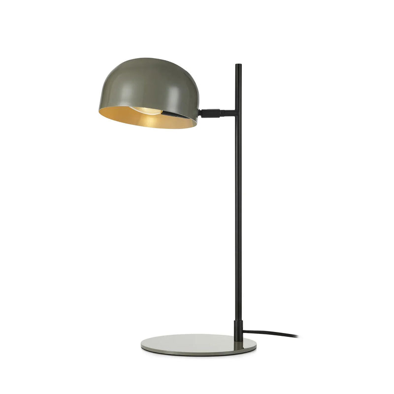 Markslöjd POSE 1L table lamp grey/black/brass, H 48 cm