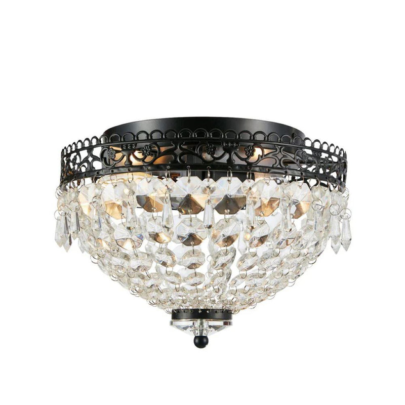 Markslöjd Joline 2L flush mount ceiling lamp E14, black