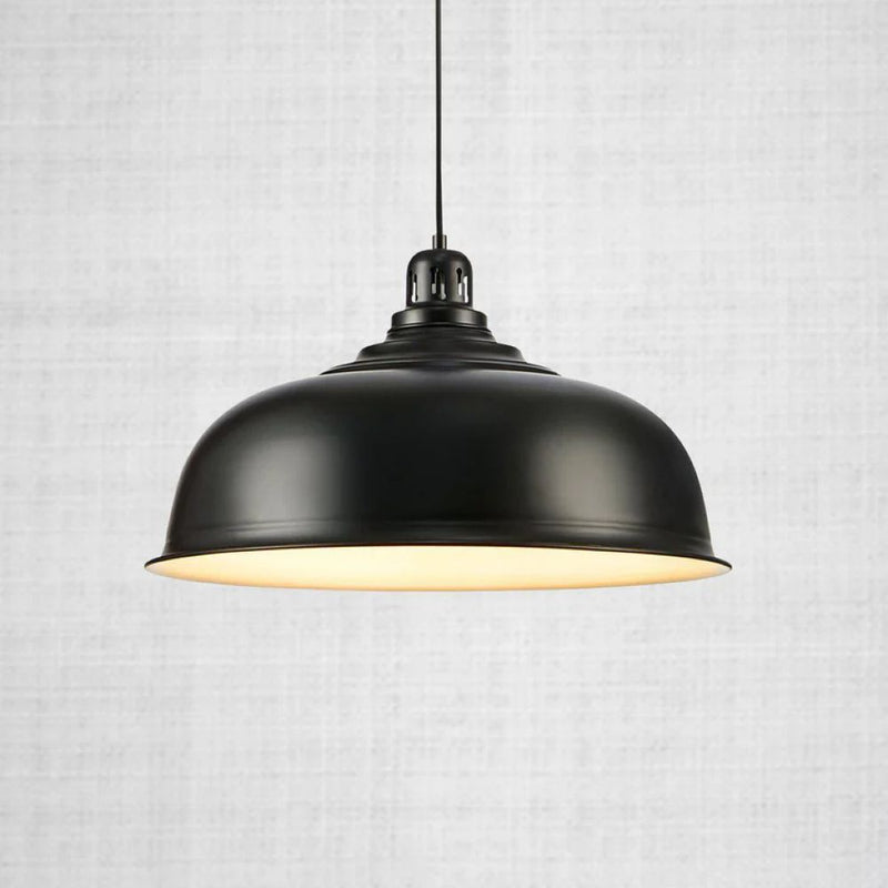 Markslöjd Port 1L pendant lamp black, D 37.5cm