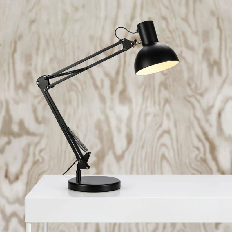 Markslöjd Architect 1L task lighting lamp, black E27