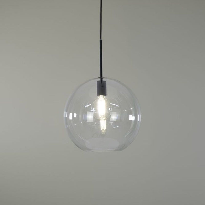 Markslojd Patera 1L pendant lamp transparent, D 25-35cm